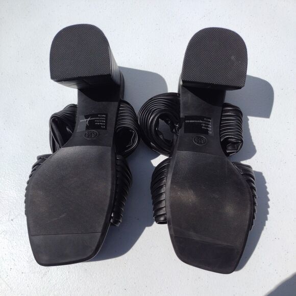 Women’s Size 6.5 Jessa Black Mule Heels - A New Day - Square Toe Slip On NWT - Picture 8 of 10